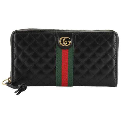 gucci ophidia floral wallet|gucci zip around wallet men's.